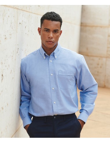 HEN-H510-Mens Classic Long Sleeved Oxford Shirt